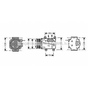 Ava Quality Cooling Compresseur de climatisation FORD FUSION (247FDAK105)