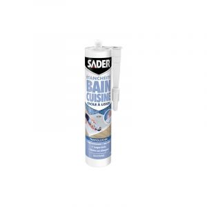 Image de Sader Mastic bain/cuisine facile à lisser translucide 280 ml - Categorie fantome