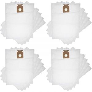Vhbw 20x Sacs compatible avec Nilfisk GD 710, GD 910, HDS 2000, Saltix 10, GDS 1010 aspirateur - microfibre non tissée, 42,5cm x 27cm blanc