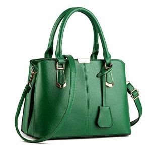 Sac à Main Femme - Pahajim - Bandoulière - Vert - Texture d'éléphant