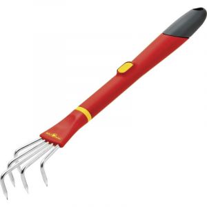 Outils Wolf LF-M-ZM 30, R&acirc;teau de jardin, M&eacute;tal, Plastique, Rouge, 6,5 cm, 1 pi&egrave;ce(s)