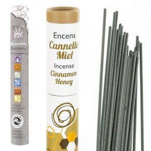 Les encens du monde Encens Cannelle-Miel-Fenouil 30 b&acirc;tonnets + encens ayurv&eacute;dique 14 b&acirc;tonnets