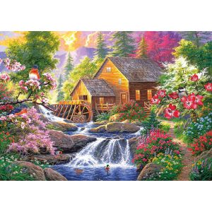 Image de KS Games Puzzle 1500 pièces : Oiseaux chanteurs à Summertime Mill