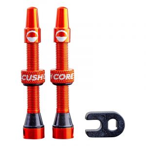 CushCore Tubeless Presta Valve Set, Orange