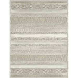 Calgary tapis plat robuste design moderne beige, 120 x 160 cm