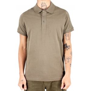 Cerruti Polo Manches Courtes Coton Doux Bande Logo &Eacute;paule Ballabile Homme