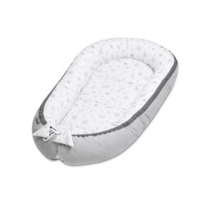 Bellochi Reducteur de Lit Bebe Cale Bebe pour Lit Cocon Bebe - 100% Coton - 90x60cm - Nid de Bebe Baby Nest - Copse