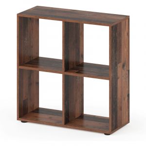 Meuble de rangement cube Tetra, Marron, 72.6 x 72 cm, Vicco
