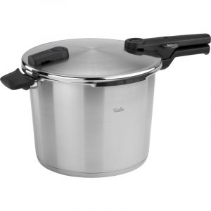 Fissler Vitaquick Premium Autocuiseur (10 l, 26 cm) Marmite À Pression En Acier Inoxydable, 2 Niveaux De Cuisson, Fabrication En Allemagne, Compatible Induction