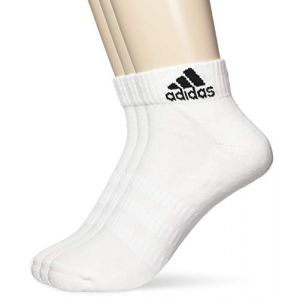 Image de Adidas Cushion Ankle 3 Pair - White / White / White - Taille S