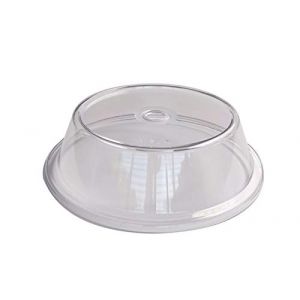 APS Couvercle d'assiette - couvercle de conservation des produits frais, cloche d'assiette, couvercle d'assiette transparent, ne passe pas au micro-ondes, Ø 24 cm, hauteur 7,5 cm