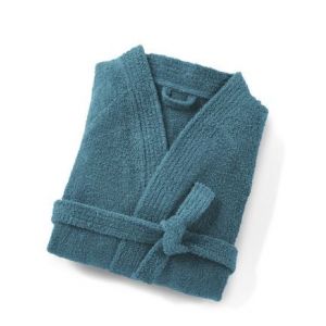 Peignoir Éponge Col Kimono 450g/M² Xs Neuf