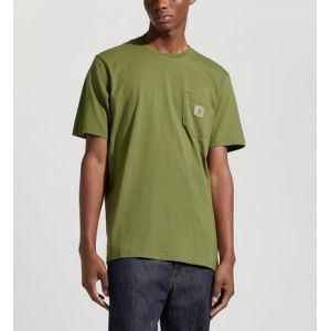 T-shirt droit coton poche poitrine