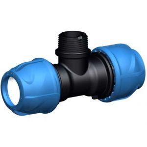 Image de Gf piping systems Té de transition 90° - iJoint - Ø 20 mm filetage mâle 1/2" -