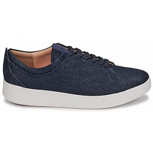 FitFlop Baskets basses RALLY DENIM Bleu - Taille 36