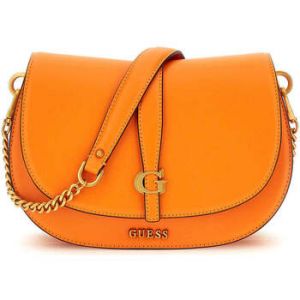 Image de Guess KUBA TRI CMPT FLAP SHLDR BAG Orange - Taille UNIQUE