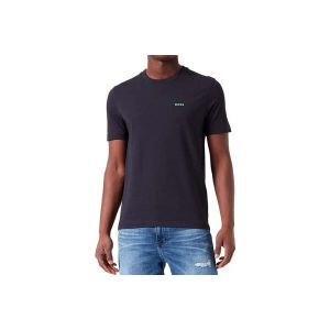 Boss Effect T-shirt T-Shirt Tee bleu marine avec logo floqué vert
