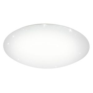 Eglo Plafonnier LED Totari-C avec effet cristal - Plafonnier Smart Home en acier blanc avec 34 W Connect - Plafonnier avec changement de couleur via télécommande - Télécommande incluse