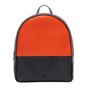 Image de Dudu Petit Sac à Dos Femmes coloré d'été en Cuir Souple Sac à Dos Multicolore avec Deux Fermetures Zip Navy