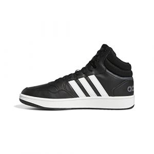 Image de Adidas Homme Hoops 3.0 Mid Classic Vintage Sneaker, Noir(Core Black/FTWR White/Grey Six), Numeric_38 EU