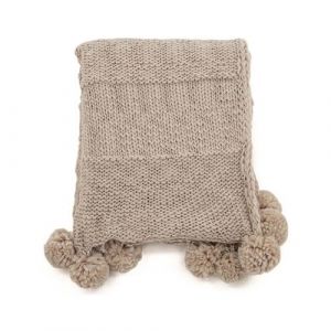 Venture Home Anny Throw Acrylique - Beige / - 170 x 130 cm