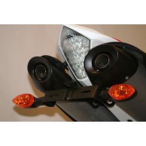 Image de R&G Support de plaque dimmatriculation Racing noir Yamaha YZF-R1 07-1