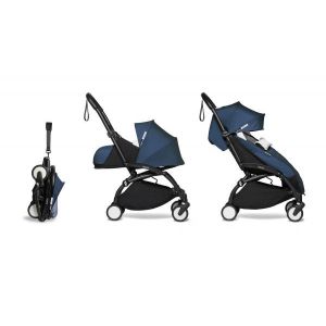 Image de Babyzen Poussette YOYO2 cadre noir pack 0+ 2020 6+ chancelière Multicolore