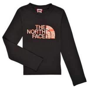 The North Face T-shirt enfant EASY TEE LS - Couleur 8 ans,10 ans,12 ans,14 ans,6 ans - Taille Noir