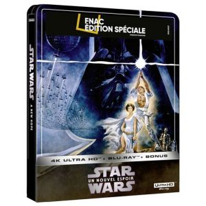 Star Wars Episode IV : Un nouvel espoir Steelbook Edition Spéciale Fnac Blu-Ray 4K Ultra HD