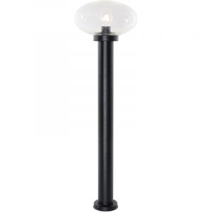 Qazqa Borne extérieure moderne noire 100 cm - Elly