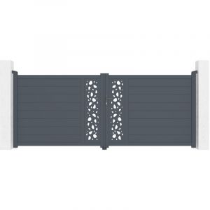 Casanoov - Portail aluminium battant sunny 350x140cm