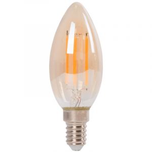 Barcelona led Ampoule à filament LED Bougie E14 C35 - 4W - Vintage - 2200K