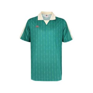Umbro Polo manches courtes rayé vert en coton