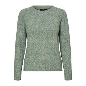 Image de Vero Moda Doffy O Neck L Laurel Wreath / Melange - Laurel Wreath / Melange - L