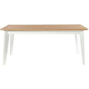 Image de Hellin Table à manger rectangulaire extensible en chêne L180/260