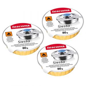 Tescoma 707050 Siesta Lot de 3 pâtes combustibles pour Fondue