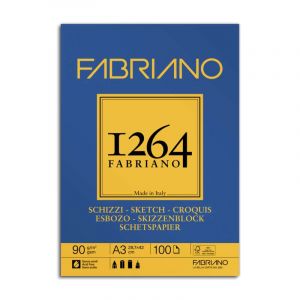 Fabriano Bloc croquis 90 g/m² Grain naturel 1264