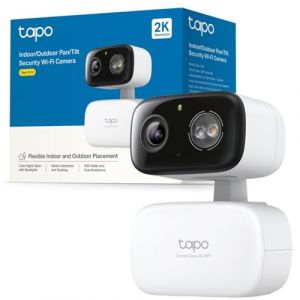 Tapo C216 Cam&eacute;ra ext&eacute;rieure 2K 3MP panoramique &agrave; 360 &deg;, Vision Nocturne Couleur IP65, cam&eacute;ra de s&eacute;curit&eacute; ext&eacute;rieure WiFi, d&eacute;tection Intelligente AI, projecteurs, cam&eacute;ras int&eacute;rieures de s&eacute;curit&eacute;