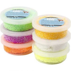 Creotime Foam Clay, asstd. Couleurs - Pâques - 6 x 14 g