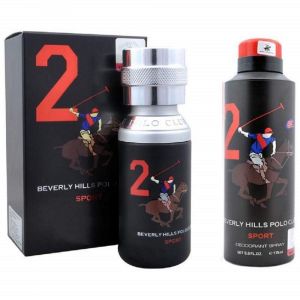 Beverly Hills Polo Club Parfum 1982 Sport Homme No.2 Coffret - D&eacute;odorant Spray + Eau de Toilette 50ml