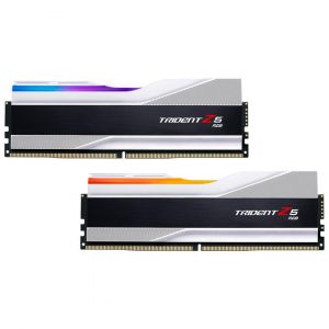 Image de G.Skill Trident Z5 RGB Silver - 2 x 16 Go (32 Go) - DDR5 6000 MHz - CL40