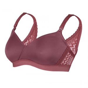 Cache Coeur Soutien-gorge de grossesse et d'allaitement sans armatures - Violet - Couleur Violet - Taille 90E/F