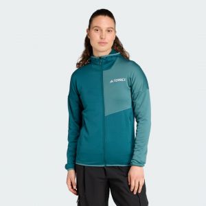 Adidas Terrex XPR Light Fleece Veste Running Femmes - Bleu Petrol, Taille S