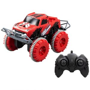 Silverlit Wild Challenger X Voiture T&eacute;l&eacute;command&eacute;e Amphibie &ndash; RC Enfant 2.4 GHz &ndash; V&eacute;hicule Radiocommand&eacute; Terre & Eau &ndash; &Eacute;chelle 1/20 &ndash; D&egrave;s 5 Ans