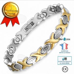Bracelet - Confo - Organgonfand - Titane Acier - Aimant Santé - Unisexe