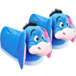 Image de Disney Chaussons Femme Chaussons Peluche Adulte Rigolo Idee Cadeau Stitch Bourriquet Baby Yoda