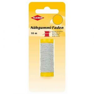 KLEIBER Fil Elastique &agrave; Coudre 10 m Blanc