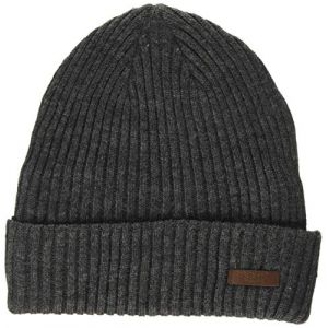 Barts Wilbert Turnup Béret, Gris (Dark Heather 0019), Unique (Taille Fabricant: UNI) Homme
