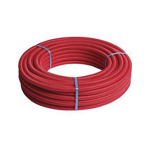 Henco 25M Tube multicouche pr&eacute;-gain&eacute; rouge - &Oslash;16x2,0 - Alu 0,4mm