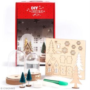 Creotime Kit cloches de Noël décoratives - 10 cm et 12,5 cm - 2 pcs
